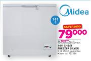 Midea 141Ltr Chest Freezer Silver