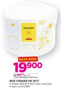 Philips 650W Rice Cooker HD3017