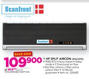 1Scanfrost 1HP Split Aircon SFACS09K