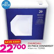 Churchill 20 Piece Dinner Set-Per Set