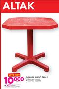 Altak Square Bistro Table In Assorted Colours-Each