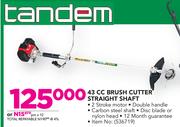 Tandem 43CC Brush Cutter Straight Shaft
