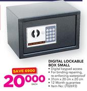 Digital Lockable Box Small 31x20x20cm