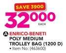 Enrico-Beneti Poly Medium Trolley Bag 1200 D