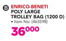Enrico-Beneti Poly Large Trolley Bag 1200 D