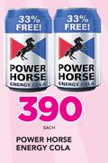 Power Horse Energy Cola-Each