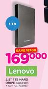 Lenovo 2.5" 1TB Hard Drive(UHDF309)