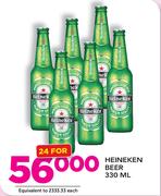 Heineken Beer 330ml-For 24