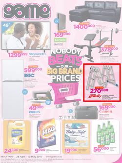 Game Tanzania: Nobody Beats Our Big Brand Prices (26 Apr - 10 May 2017), page 1