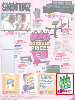 Game Tanzania: Nobody Beats Our Big Brand Prices (26 Apr - 10 May 2017), page 1