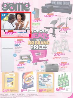 Game Tanzania: Nobody Beats Our Big Brand Prices (26 Apr - 10 May 2017), page 1