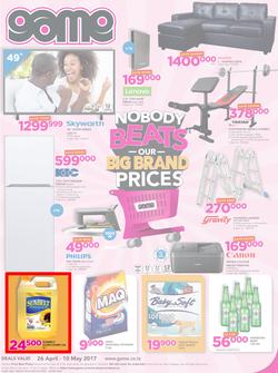 Game Tanzania: Nobody Beats Our Big Brand Prices (26 Apr - 10 May 2017), page 1