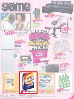Game Tanzania: Nobody Beats Our Big Brand Prices (26 Apr - 10 May 2017), page 1