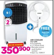 Logik Air Cooler HLF-20R Free Logik Desk Fan