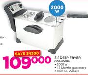 Sunbeam 3Ltr Deep Fryer SDF-8502B
