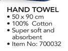 Glodina Hand Towel 50x90cm-For 2