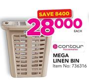 Contour Houseware Mega Linen Bin