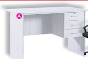 Lincoln Desk With Lockable Top Drawer 75x120x60cm