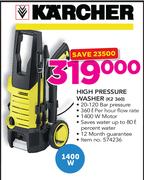 Karcher 1400W High Pressure Washer K2 360
