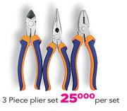 3 Piece Plier Set-Per Set