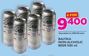 Baltika Non-Alcoholic Beer-6x500ml