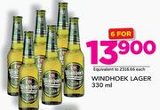 Windhoek Lager-6x330ml