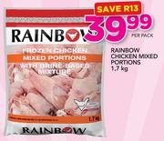 Rainbow Chicken Mixed Portions-1.7Kg Per Pack