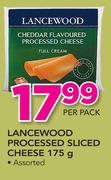 Lancewood Processed Sliced Cheese Assorted-175g Per Pack