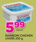 Rainbow Chicken Livers-250g