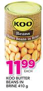 Koo Butter Beans In Brine-410g