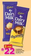 Cadbury Chocolate Slabs Assorted-2 x 80g