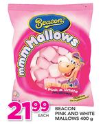 Beacon Pink & White Mallows-400g