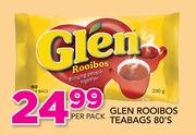 Glen Rooibos Teabags-80's Per Pack