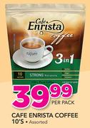 Cafe Enrista Coffee Assorted-10's Per Pack