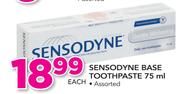 Sensodyne Base Toothpaste Assorted-75ml