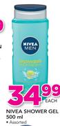 Nivea Shower Gel Assorted-500ml