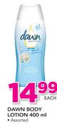 Dawn Body Lotion Assorted-400ml