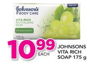 Johnsons Vita Rich Soap-175g Each