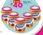 Purity 2nd Foods Assorted-5 x 125ml