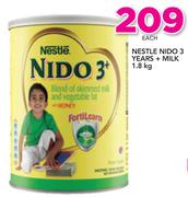 Nestle Nido 3 Years + Milk-1.8Kg