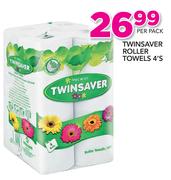 Twinsaver Roller Towels-4's Per Pack