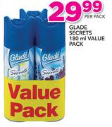 Glade Secrets Value Pack-180ml Per Pack