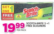 Scotch Brite 3 + 1 Free Scourers-Per Pack