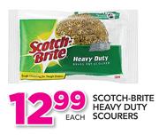 Scotch Brite Heavy Duty Scourers-Each
