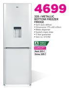 Defy 328Ltr Metallic Bottom Freezer Fridge