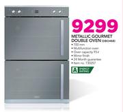 Defy Metallic Gourmet Double Oven DBO468