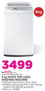 Samsung 9Kg White Top Load Washing Machine