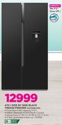 Hisense 670Ltr Side By Side Black Fridge/Freezer H670SMI-WD
