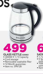 Russell hobbs glass kettle 15082 top