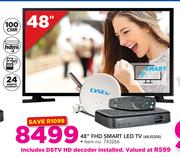 Samsung 48" FHD Smart LED TV 48J5200